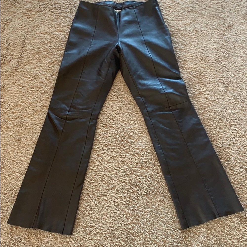 100% Genuine lamb leather pants